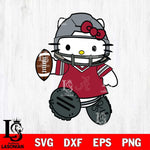 Alabama Crimson Tide Hello Kitty sport Svg Eps Dxf Png File, NCAA svg, Digital Download, Instant Download