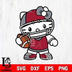 Alabama Crimson Tide Hello Kitty sport 2 Svg Eps Dxf Png File, NCAA svg, Digital Download, Instant Download