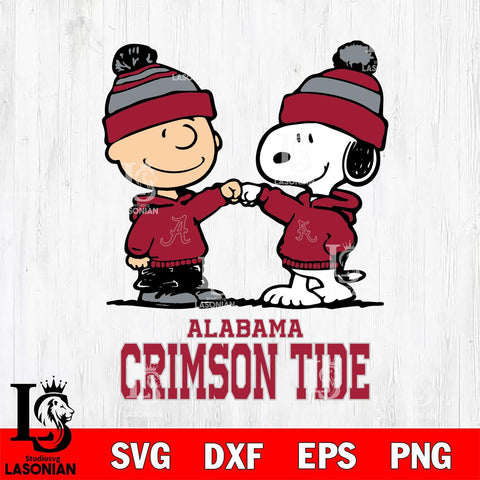 Alabama Crimson Tide Snoopy Sport 9 Svg Eps Dxf Png File, Digital Download
