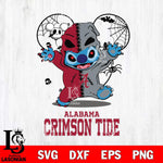 Alabama Crimson Tide Stitch Horror Halloween 2 Svg Eps Dxf Png File, Digital Download, Instant Download