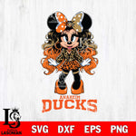 Anaheim Ducks Beauty Minnie Mouse Svg Eps Dxf Png File, Digital Download, Instant Download