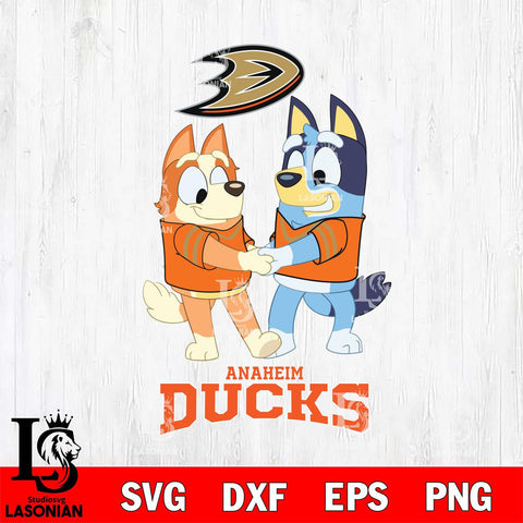 Anaheim Ducks Bluey Chilli Dance Svg Eps Dxf Png File, Digital Download, Instant Download