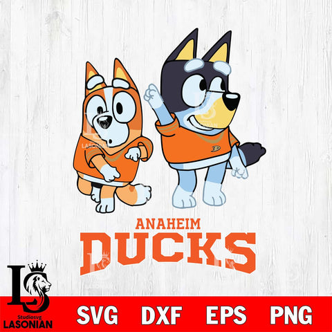 Anaheim Ducks Bluey Chilli Mode Dance Svg Eps Dxf Png File, Digital Download, Instant Download