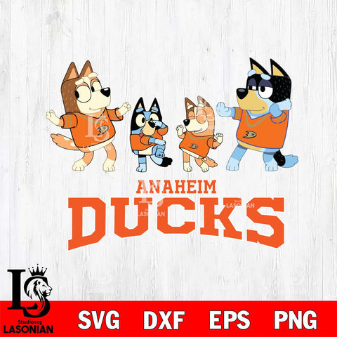 Anaheim Ducks Bluey Dance Squats Svg Eps Dxf Png File, Digital Download, Instant Download