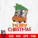 Anaheim Ducks Bluey Merry Christmas Svg Eps Dxf Png File, Digital Download