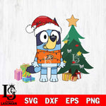 Anaheim Ducks Bluey Tree Christmas Svg Eps Dxf Png File, Digital Download, Instant Download