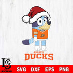 Anaheim Ducks Christmas Bluey Hat Svg, Christmas Svg , NHL svg , Digital Download, dxf eps png pdf file