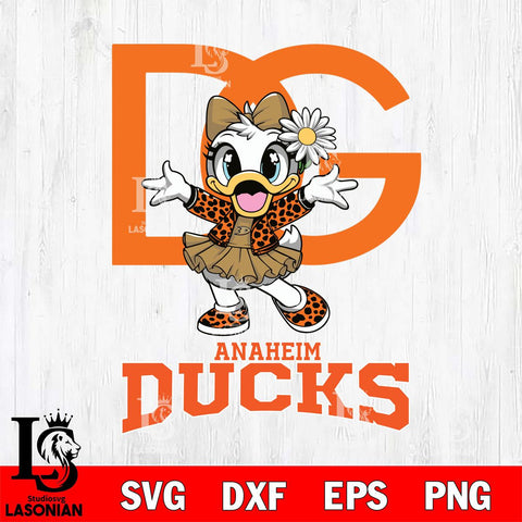 Anaheim Ducks Dolce And Gabbana Daisy Duck Disney Svg Eps Dxf Png File, Digital Download, Instant Download