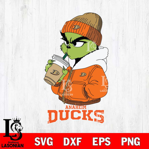 Anaheim Ducks Grinch Bougie Sport Svg Eps Dxf Png File, Digital Download, Instant Download