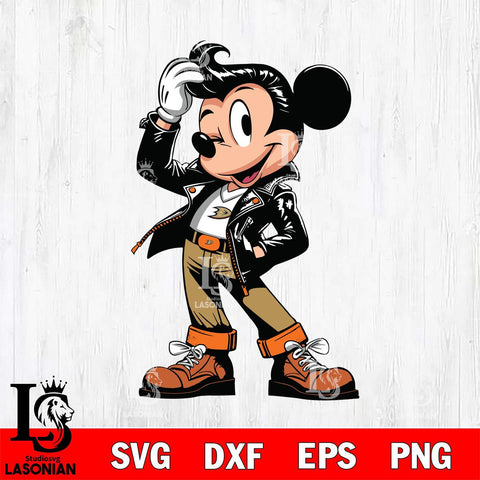 Anaheim Ducks Handsome Mickey Mouse Svg Eps Dxf Png File, Digital Download, Instant Download