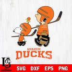 Anaheim Ducks Peanuts Hockey Svg Eps Dxf Png File, Digital Download , Instant Download, Svg Files