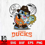 Anaheim Ducks Stitch Freddy Krueger Halloween Svg Eps Dxf Png File, Digital Download, Instant Download