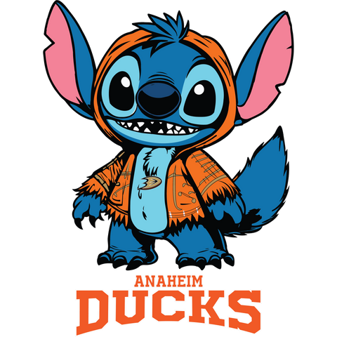 Anaheim ducks stitch halloween Svg Eps Dxf Png File, Digital Download, Instant Download