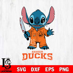 Anaheim Ducks Stitch Horror 2 Svg Eps Dxf Png File, NHL svg, Digital Download, Instant Download