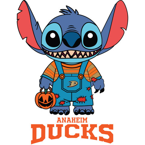 Anaheim ducks stitch horror halloween Svg Eps Dxf Png File, Digital Download, Instant Download