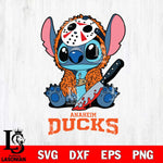 Anaheim Ducks Stitch Jason Voorhees Svg Eps Dxf Png File, NHL svg, Digital Download, Instant Download
