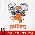 Anaheim Ducks Stitch Michael Halloween Svg Eps Dxf Png File, Digital Download, Instant Download
