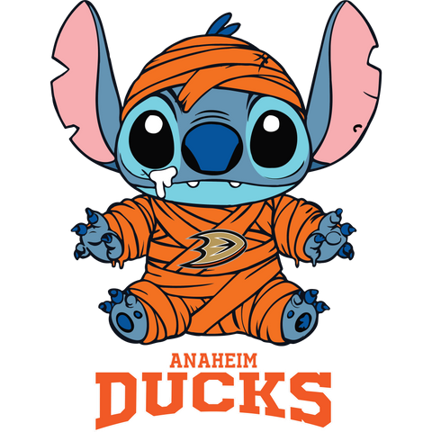 Anaheim ducks stitch mummy Svg Eps Dxf Png File, Digital Download, Instant Download