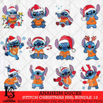 Anaheim Ducks Stitch Sport Christmas NHL Bundle 12 Svg Eps Dxf Png File, Digital Download, Instant Download