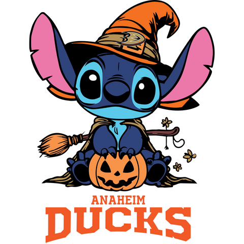 Anaheim ducks stitch witch Svg Eps Dxf Png File, Digital Download, Instant Download
