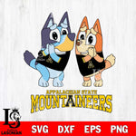 Appalachian State Mountaineers Bluey & Bingo 5 Svg Eps Dxf Png File, NCAA svg, Digital Download, Instant Download