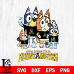 Appalachian State Mountaineers Bluey & Bingo 7 Svg Eps Dxf Png File, NCAA svg, Digital Download, Instant Download