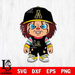 Appalachian State Mountaineers Chucky Football Horror Halloween Svg Eps Dxf Png File, NCAA svg, Digital Download, Instant Download
