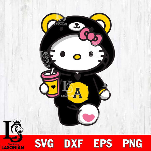 Appalachian State Mountaineers Cute Hello Kitty Svg Eps Dxf Png File, Digital Download, Instant Download