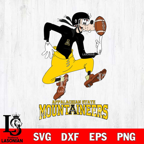 Appalachian State Mountaineers Goofy Circus Football SVG DXF EPS PNG FILE,NCAA svg ,Football Digital Download,Instant Download, Silhouette