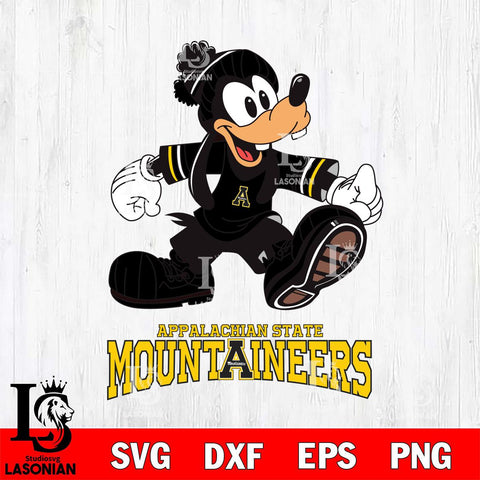 Appalachian State Mountaineers Goofy Cool Sport SVG DXF EPS PNG FILE,NCAA svg ,Football Digital Download,Instant Download, Silhouette