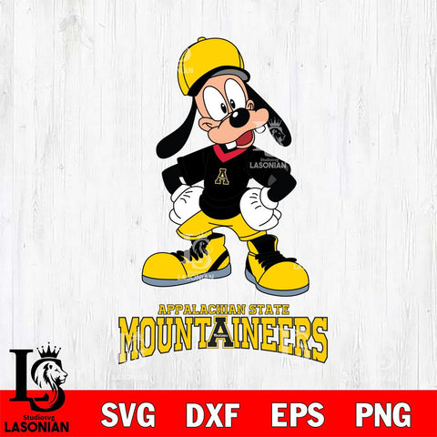 Appalachian State Mountaineers Goofy Sport SVG DXF EPS PNG FILE,NCAA svg ,Football Digital Download,Instant Download, Silhouette