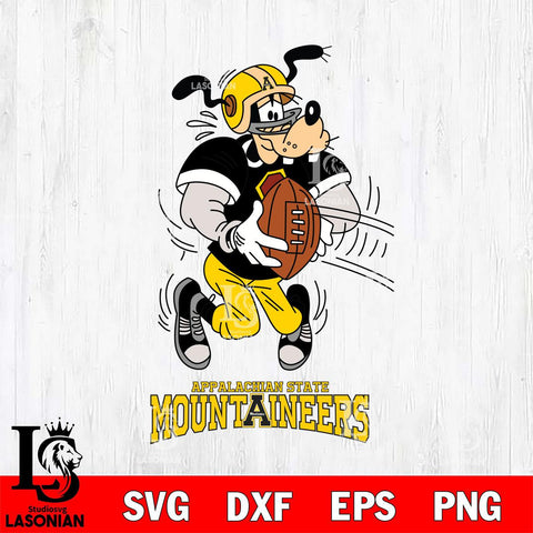 Appalachian State Mountaineers Goofy Sport Football SVG DXF EPS PNG FILE,NCAA svg ,Football Digital Download,Instant Download, Silhouette