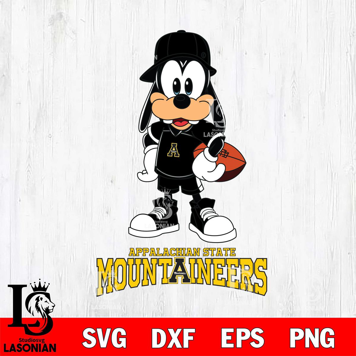Appalachian State Mountaineers Goofy rugby – lasoniansvg