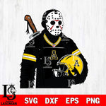 Appalachian State Mountaineers Jason Voorhees Horror 2 Svg Eps Dxf Png File, NCAA svg, Digital Download, Instant Download