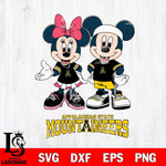 Appalachian State Mountaineers Mickey And Minnie Football Svg Eps Dxf Png File, NCAA svg , Digital Download , Instant Download, Cricut File