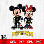 Appalachian State Mountaineers Mickey And Minnie Rugby Svg Eps Dxf Png File, NCAA svg , Digital Download , Instant Download, Cricut File