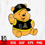 Appalachian State Mountaineers Pooh Bear Svg Eps Dxf Png File, NCAA svg, Digital Download, Instant Download