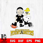Appalachian State Mountaineers Snoopy Dont mess with SVG DXF EPS PNG FILE,Snoopy File Cut, NCAA Digital Download,Instant Download,Christmas Silhouette