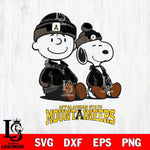 Appalachian State Mountaineers Snoopy Sport 6 Svg Eps Dxf Png File, Digital Download