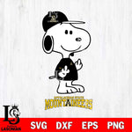 Appalachian State Mountaineers Snoopy Sport 8 Svg Eps Dxf Png File, Digital Download