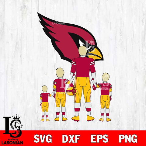 Arizona Cardinals Best Dad Ever , father day , DAD NFL 2 Svg Eps Dxf Png File, Digital Download, Instant Download