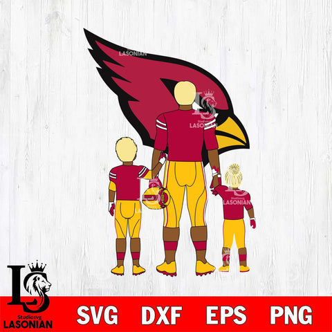 Arizona Cardinals Best Dad Ever , father day , DAD NFL 4 Svg Eps Dxf Png File, Digital Download, Instant Download