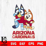 Arizona Cardinals Bluey Chilli Dance Mode Svg Eps Dxf Png File, Digital Download, Instant Download
