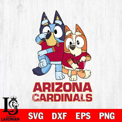 Arizona Cardinals Bluey Chilli Dance Mode Svg Eps Dxf Png File, Digital Download, Instant Download