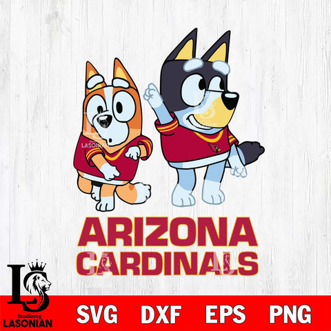 Arizona Cardinals Bluey Chilli Mode Dance Svg Eps Dxf Png File, Digital Download, Instant Download