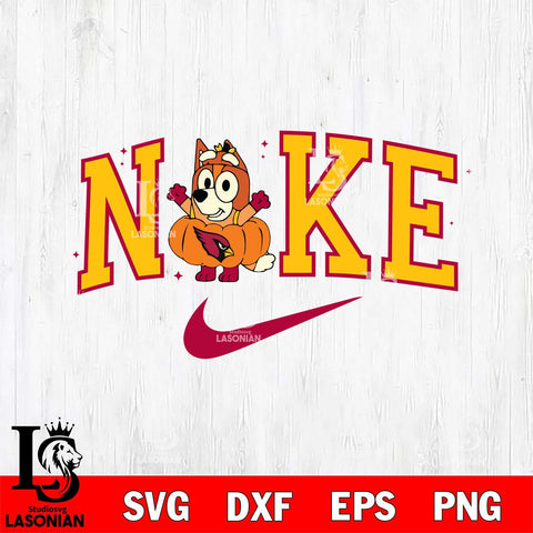 Arizona Cardinals Bluey Halloween Nike Nfl Svg Eps Dxf Png File, Digital Download, Instant Download