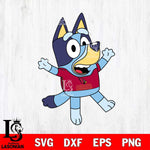 Arizona Cardinals Bluey NFL 3 Svg Eps Dxf Png File, Digital Download, Instant Download
