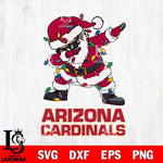 Arizona Cardinals Dabbing Santa Claus Ugly Christmas Svg Eps Dxf Png File,NFL Svg Files,Digital Download,Sublimation,Instant Download