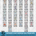 Dad The Man The Myth The Legend NFL Svg Eps Dxf Png File, Digital Download, Instant Download