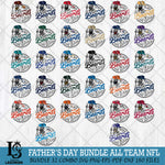 Dad With Beard Are Better NFL Svg Eps Dxf Png File, Digital Download, Instant Download